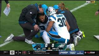 Jonathan Brooks Non Contact knee Injury vs Eagles Week 14