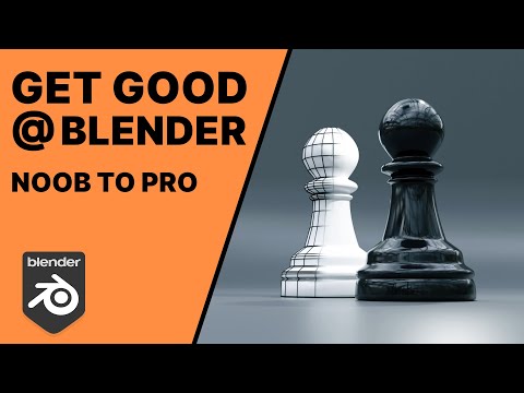 Get Good at Blender -  Easy Chess Piece