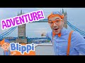 Blippi S River Boat ADVENTURE Learning Vehicles For Children Educational Videos For Kids