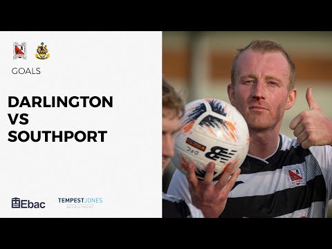 Goals: Darlington v Southport