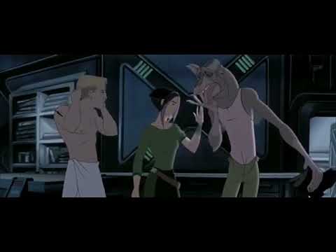 Titan A.E. (2000) Cale, Akima is Meeting Stith