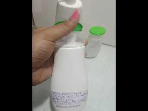 Hdpe Plastic shampoo bottle