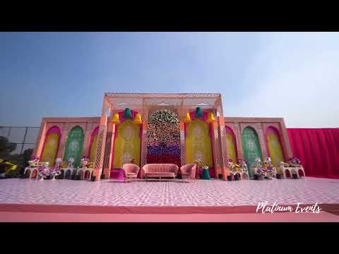 A Splash of Color and Love |Zareef & Nabila Holud | Venue: BCDM Savar