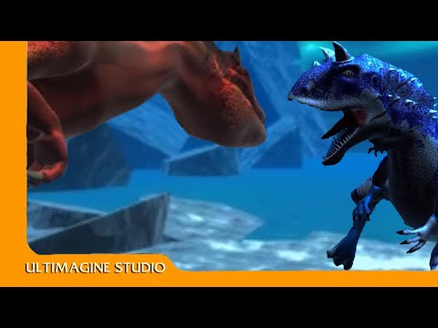 Allosaurus VS Carnotaurus : Dinosaurs Battle Special