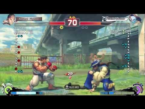 Tsubapy (Vega) vs DueApollo134 (Guile) - AE2012 Ranked Matches *720p HD*