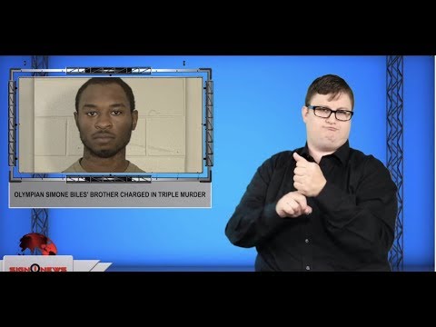 Olympian Simone Biles’ brother charged in triple murder (ASL - 8.31.19)