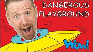 Dangerous Playground Story for Kids with Steve and Maggie and Bobby | Free Speaking Wow English TV