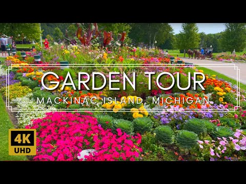 Mackinac Island Garden Tour | The Most Vibrant and Diverse Gardens You'll Ever See!