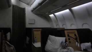 preview picture of video 'BUSINESS CLASS FLAT BEDS Swiss Air New Delhi to Zurich'