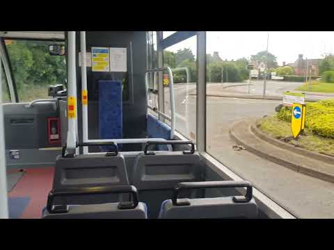 Full Journey on LMS Travel On Route 39 from Worcester Crowngate Bus station to Lowerwick
