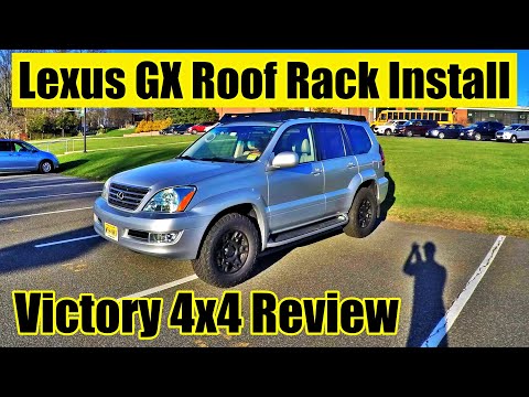 Lexus GX 470/460 LOW PROFILE ROOF RACK INSTALLED!