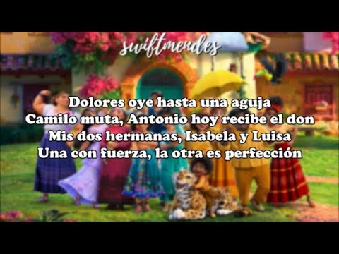 [LETRA] Olga Lucía Vives, Elenco de Encanto, Yaneth Waldman - La familia Madrigal | ENCANTO