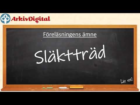 Föreläsning den 5 oktober 2022 - ArkivDigitals släktträd