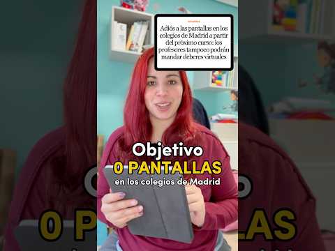 Los colegios de media España se plantan ante las pantallas en las aulas. Como padre tengo opiniones encontradas
