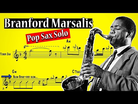 Branford Marsalis transcription on "I Love Your Smile" (by Shanice feat. Blow Branford Blow)