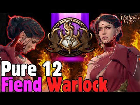 PURE 12 FIEND WARLOCK Build in Baldur's Gate 3