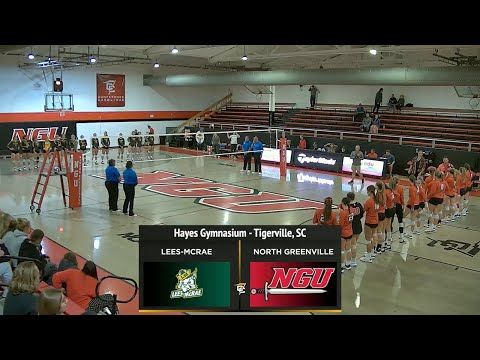 North Greenville vs. Lees-McRae - NGU Women's Volleyball 2022