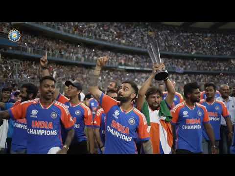 Virat kohli And Team India sing Vande Mataram song | world cup victory parade