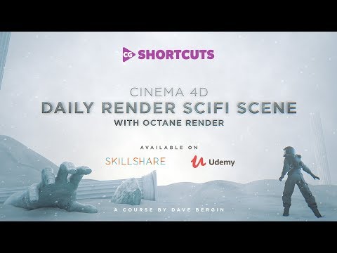New Cinema 4D, Octane and Daz 3D Course