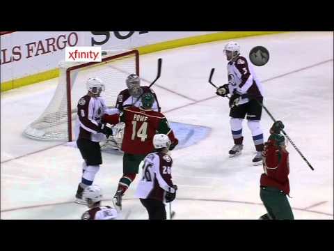 Mikael Granlund goal 19 Jan 2013 Colorado Avalanche vs Minnesota Wild. NHL Hockey