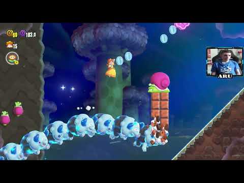 SUPER MARIO BROS. WONDER "M1: PRADERA TUBIRROCA -LA CABALGATA DE LOS EMBISTONTES-Dificultad⭐⭐⭐⭐" #13
