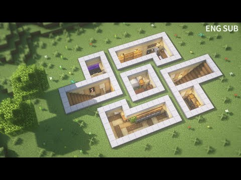 Minecraft: How To Build an Underground Base Tutorial (#16) |  Minecraft Architecture, Underground Survival Base, Interior