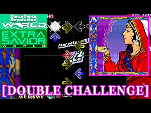 【DDR WORLD】 O JIYA / ASMAT & emi [DOUBLE CHALLENGE] 譜面確認+Clap