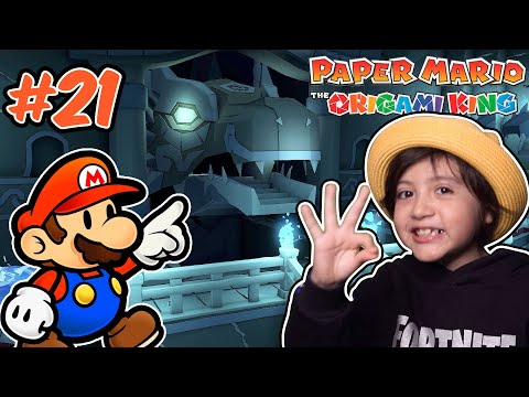 Parte 21 El Santuario del Papelemental de AGUA / PAPER MARIO The Origami King / Diki Duki Dariel