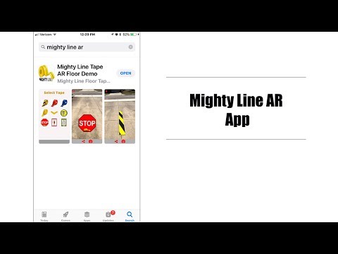 Mighty Line Floor Tape AR (Augmented Reality) App
