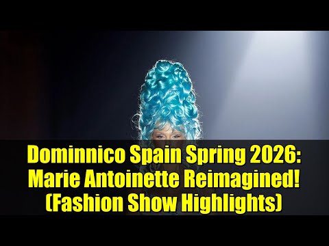 Dominnico Spain Spring 2026: Marie Antoinette Reimagined! (Fashion Show Highlights)