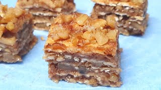 בקלאווה אגוזים לפסח  Baklava nuts for Passover An English recipe is listed below (ליהי קרויץ - מטבח בקלי קלות) - התמונה מוצגת ישירות מתוך אתר האינטרנט יוטיוב. זכויות היוצרים בתמונה שייכות ליוצרה. קישור קרדיט למקור התוכן נמצא בתוך דף הסרטון