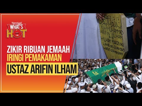 Ribuan Jemaah Antarkan Ustaz Arifin Ilham Ke Peristirahatan Terakhir