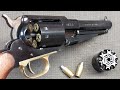 Pietta 1858 Remington 44 Cap Ball 45 ACP Combo Shooting Review Of This Awesome Revolver
