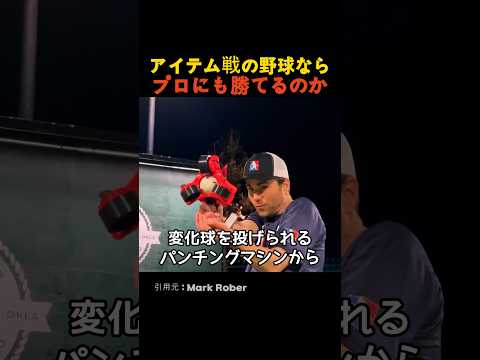 アイテム戦の野球ならプロにも勝てるのか