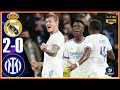 REAL MADRID 2-0 INTER all goals extended highlights