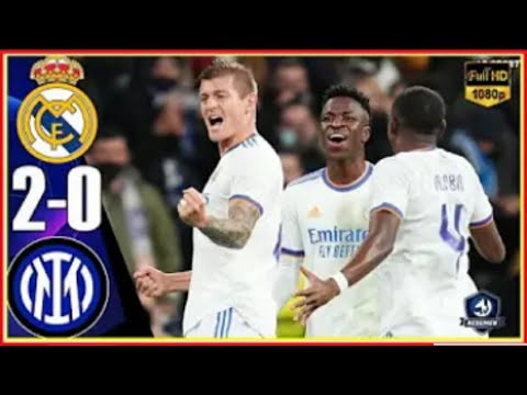 REAL MADRID 2-0 INTER all goals extended highlights