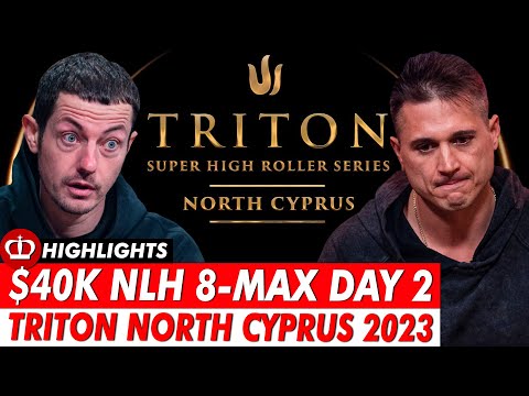 Best hands of the Triton North Cyprus $40,000 DAY2!