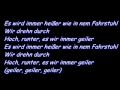 Rapsoul_Tanz in die Nacht hinein / Lyrics 