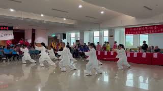 參加沙鹿區太極拳運動嘉年華會演練楊式54劍（20250420）