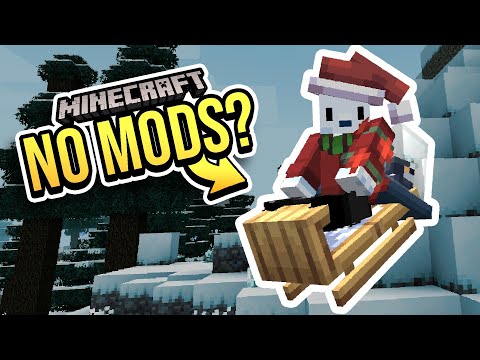 How to go SLEDDING in Minecraft!! ❄️ #shorts