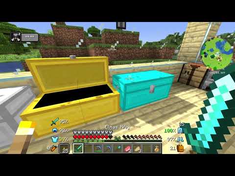 Season 11 Minecraft Modded Survival Episode 13 - I Found a Villager Mine