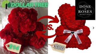 HOW TO MAKE DOSE OF ROSES FLOWER BEAR FOR $14!!!