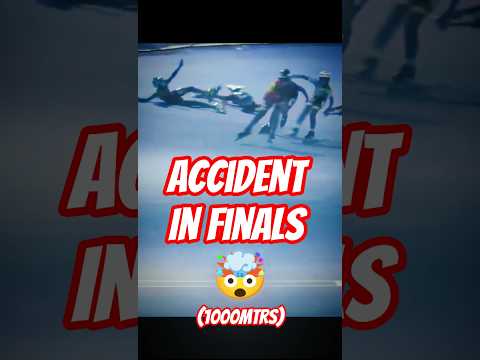 Accident 😱 During FINALS in 1000m RACE |10th RSFI NATIONAL CHAMPIONSHIP 2025 #shorts #inlineskating