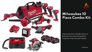 Milwaukee  10 Piece Combo Kit