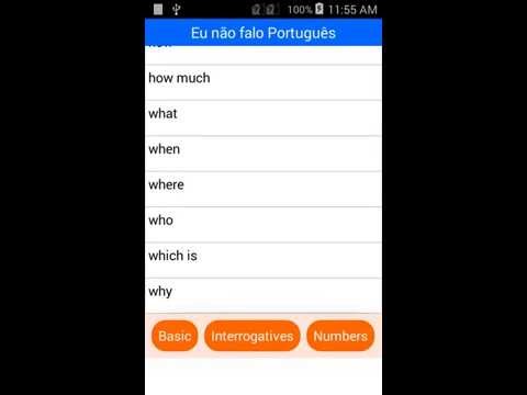 Talk - Speak Portuguese Video