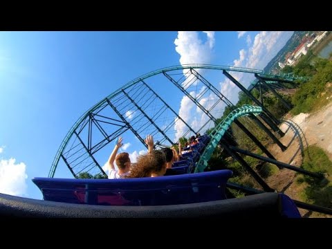 Back row point of view footage of Phantom's Revenge
