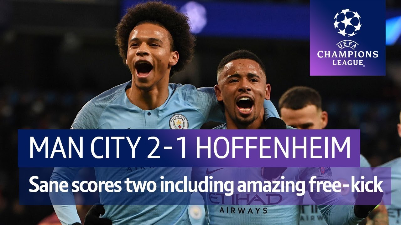 Manchester City vs Hoffenheim (2-1) | UEFA Champions League Highlights - YouTube