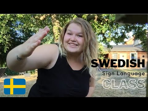 Learn SWEDISH Sign Language with Josse! | SSL Online Course (Svenskt Teckenspråk)