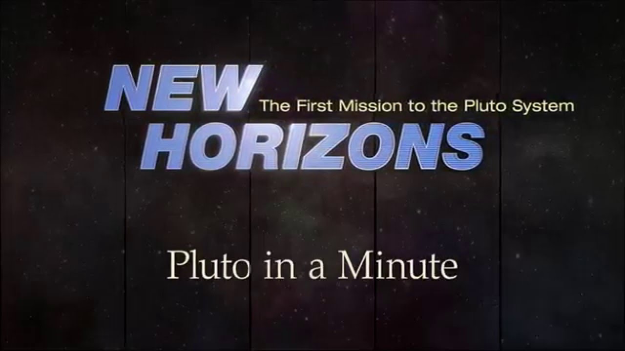 Pluto in a Minute: Evidence of Possible Frozen Volcanoes