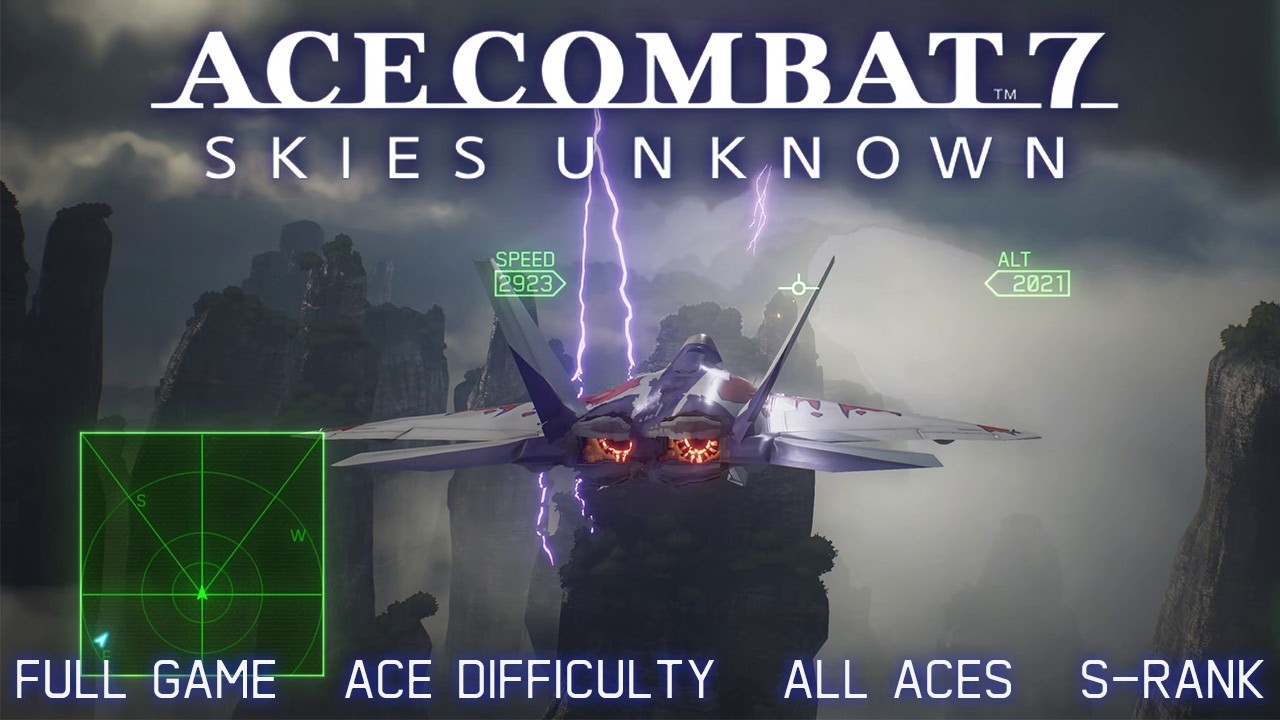 ACE COMBAT 7 - Full Game, All Aces, All S-Ranks (Ace Difficulty)